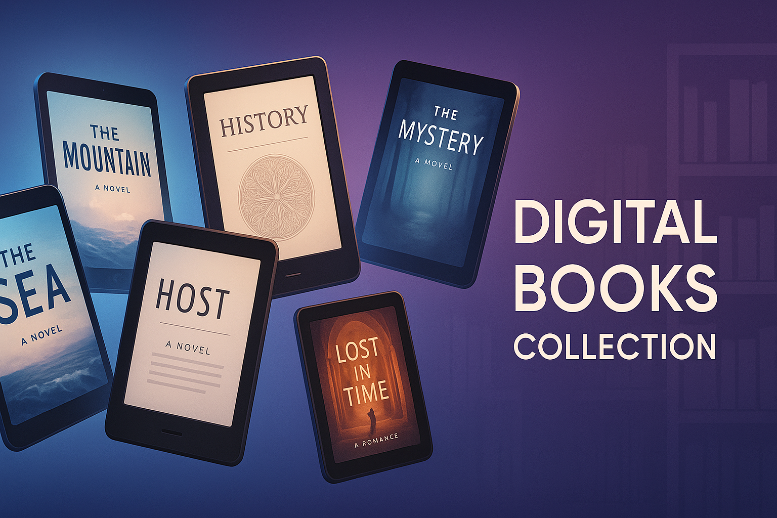 need banner for digital books seller